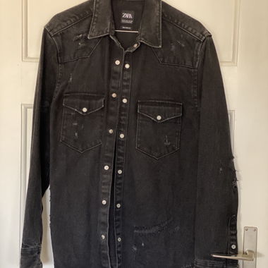 Fake Used Denim Jacket