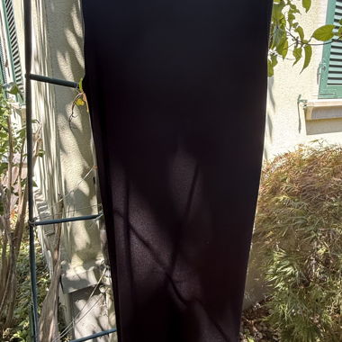 Skims Schwarzes Maxikleid