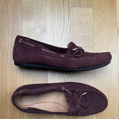 Bordeaux Leather Loafers