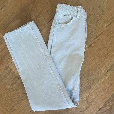 Helle Jeans, straight leg, Gr. 32/34, wie neu!