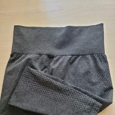 Legging de sport H&M gris foncé - taille gainante