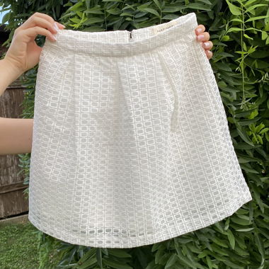 White skirt