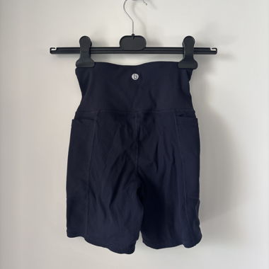 Shorts de sport noirs côtelés