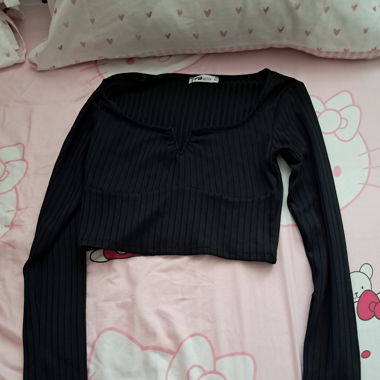 Crop Top langarm Größe S