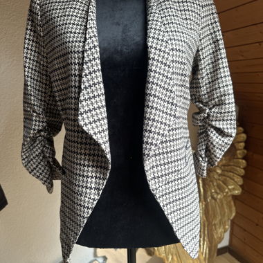 Blazer H&M a pied-de-poule 