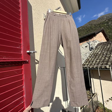 vintage wool high waisted trousers 