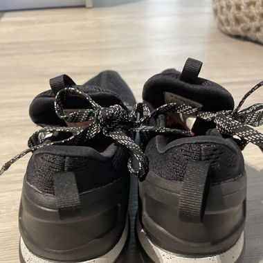 Black sports sneakers 