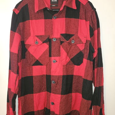 Checkered overshirt shirt