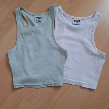 Ribbed Crop Tank Top