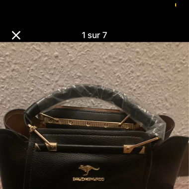 Sac main noir neuf 
