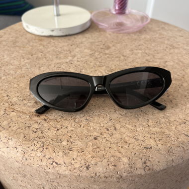 Black Cat-Eye Sunglasses