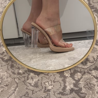 Tacchi nude/trasparenti