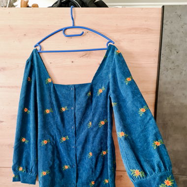 Blumen Kleid fleece