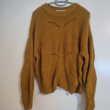 Maglione lavorato a maglia largo