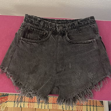 Black denim shorts Levi’s 