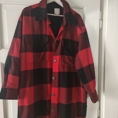 Karierte Flanellhemd-Jacke