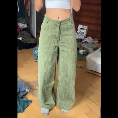Scuffers Baggy-Hosen Ripstop grün