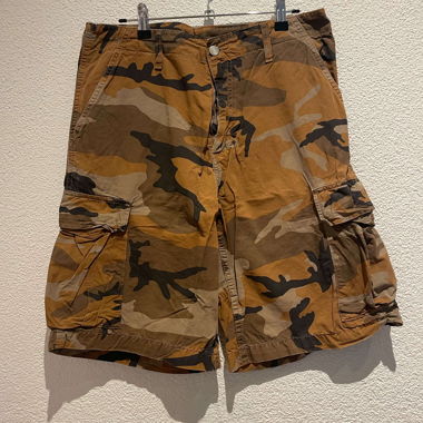 Carhartt WIP Brown Camo Cargo Bermuda Shorts 32