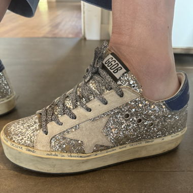 Golden goose sneakers glitter 40
