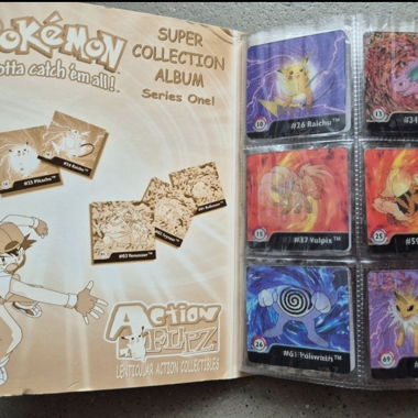 Pokemon Vintage-Sammelalbum Action Flipz