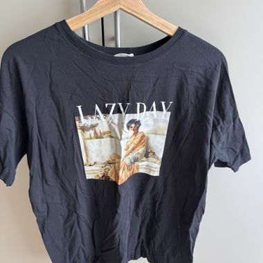 T-shirt Twintip Lazy Day nero