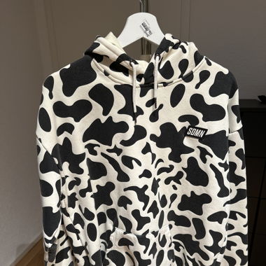 Cow Print Hoodie