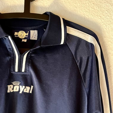 Blaues Langarm Trikot