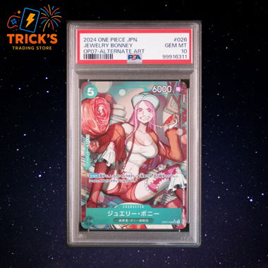 One Piece JPN Jewelry Bonney OP07-026 PSA 10