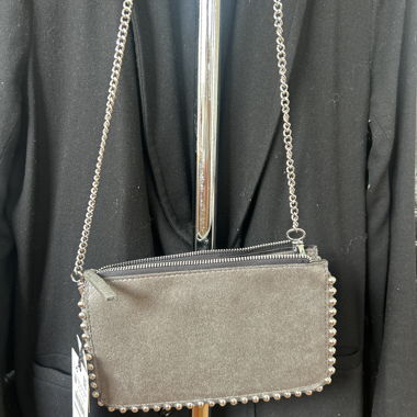 Borsetta clutch argento Zara