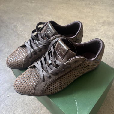 Sneakers en cuir Lacoste