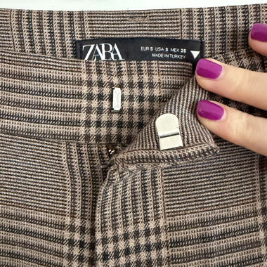 Checked Zara pants