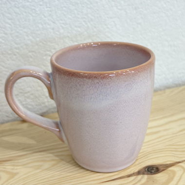 2 Pink Ombre Ceramic Mugs