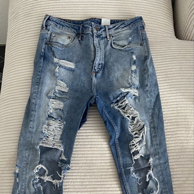 Zerrissene Highwaist Jeans