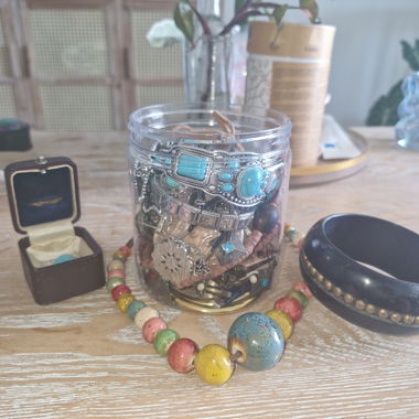Mystery Schmuckglas - Türkis (925!)