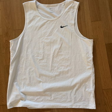 Canottiera Nike bianca