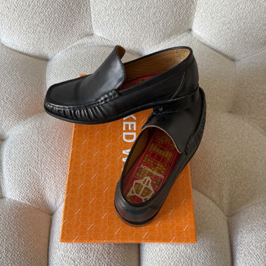 Naked Wolfe Black Loafers
