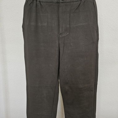 Pantalon en tissu Zara kaki