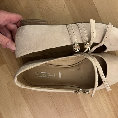 Ballerines Mary Jane beiges