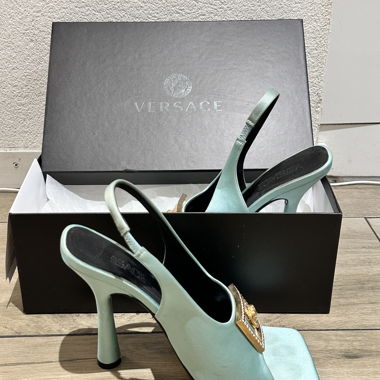 Sandales Versace turquoise