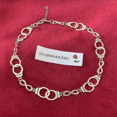 Collier / Ras-du-cou Menottes Argentées
