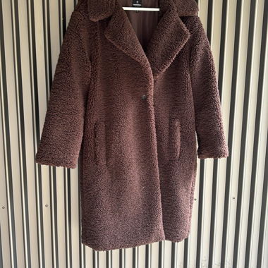 Cappotto teddy marrone CLOCKHOUSE taglia 40