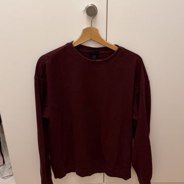 H&M Burgundy-Sweatshirt