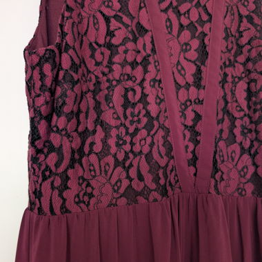 Abendkleid Bordeaux
