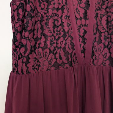 Abendkleid Bordeaux