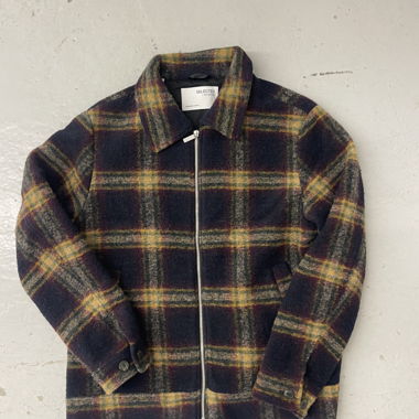 Giacca in lana a quadri SELECTED HOMME