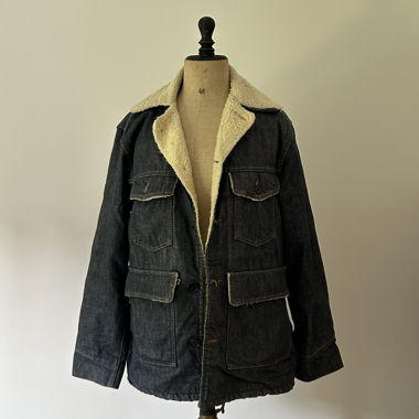 Veste en jean doublée sherpa