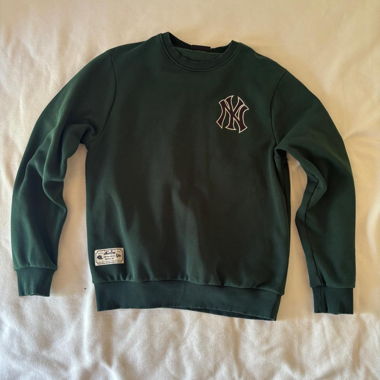 New Era Sweatshirt dunkelgruen