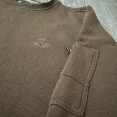 Brown Tom Tompson Sweatshirt size L