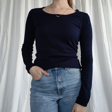 Pull bleu foncé