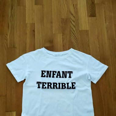 T-Shirt blanche "Enfant Terrible" Joseph Janard